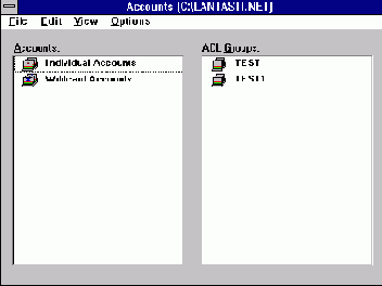 В окне LANtastic Net